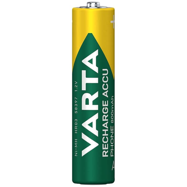 Varta RECH.AC.Phone AAA800mAh BLI2 Laddbart batteri AAA (R03) NiMH 800 mAh 1.2 V 2 st