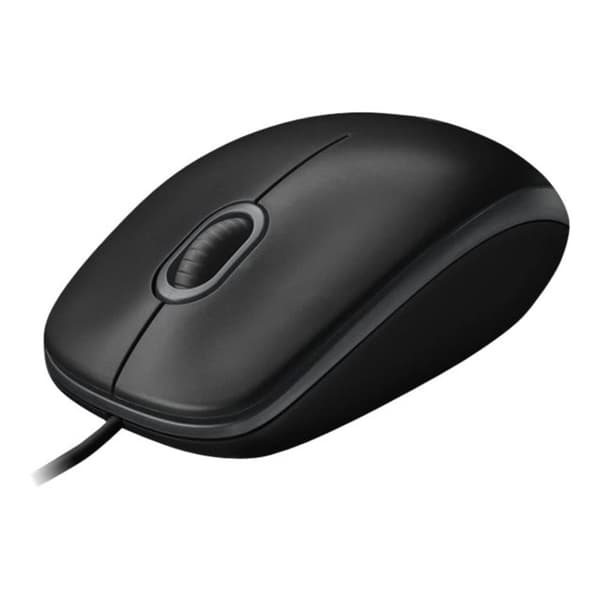 Logitech B100 WiFi mus USB Optisk Svart 3 Knappar 800 dpi