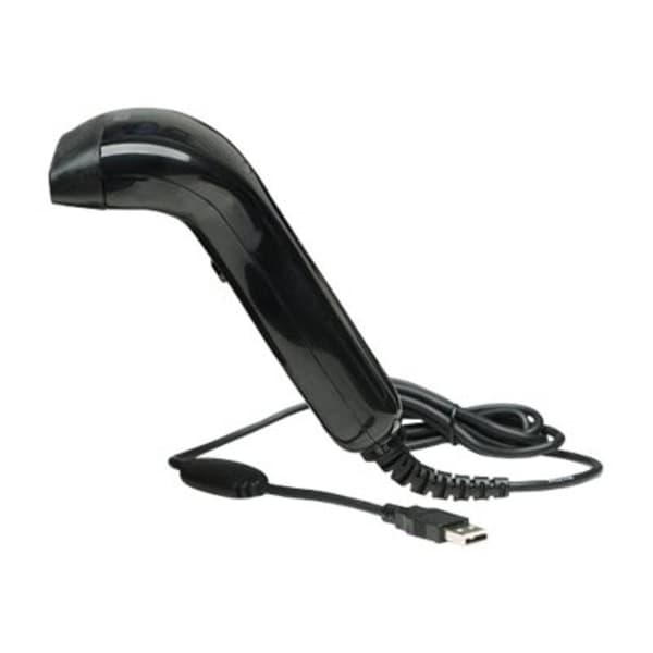 Manhattan 401517 USB-Kit Streckkodsskanner Kabelbunden 1D Svart Hand-skanner USB