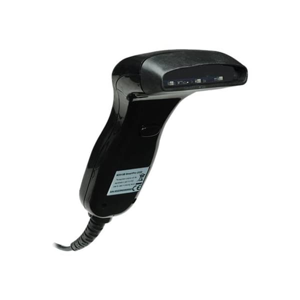 Manhattan 401517 USB-Kit Streckkodsskanner Kabelbunden 1D Svart Hand-skanner USB