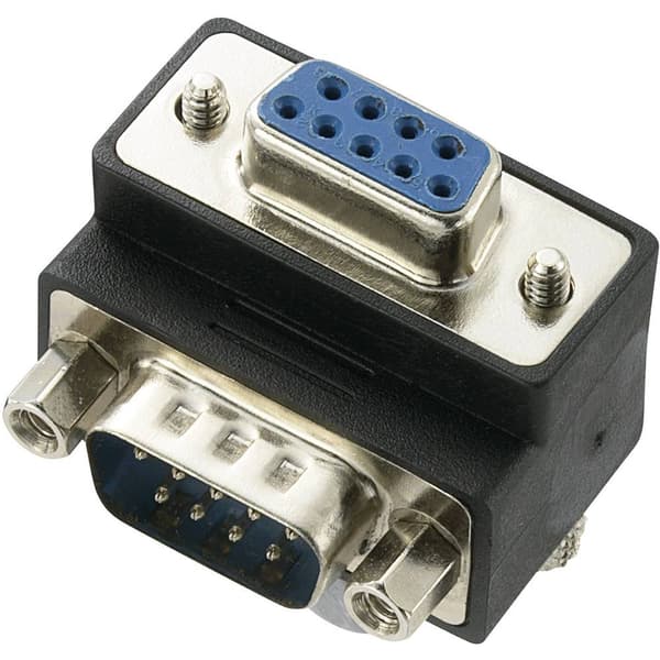 Renkforce Seriell Adapter [1x D-SUB hane 9-pol - 1x D-SUB hona 9-pol] Svart