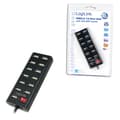 Miniatyrbild 2 av 4: LogiLink UA0126 13 Port USB 2.0-Hub Svart