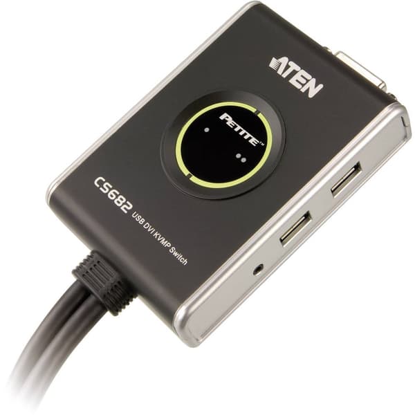 ATEN CS682-AT 2 Port KVM-switch DVI USB 1920 x 1200 Pixel