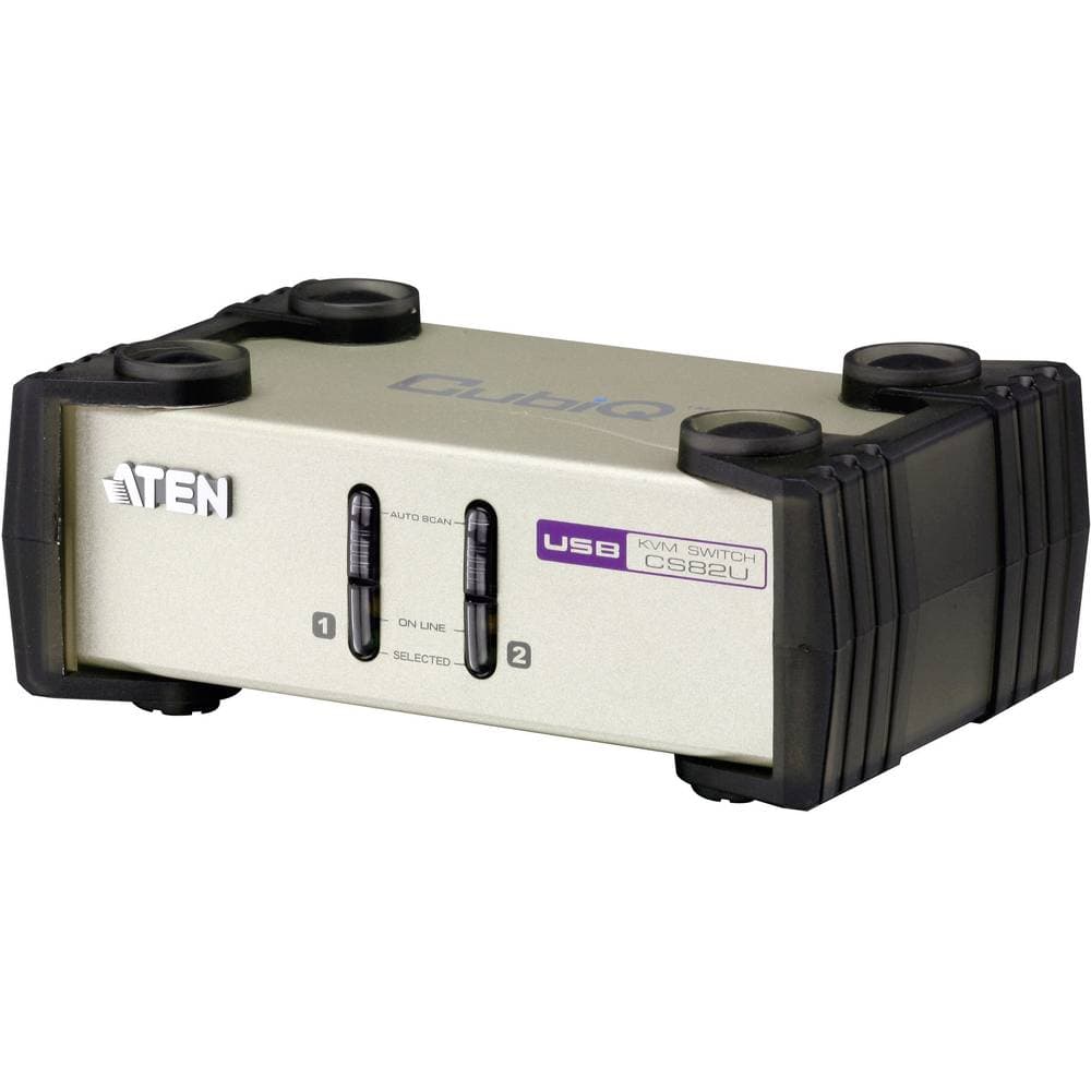 ATEN CS82U-AT 2 Port KVM-switch VGA USB, PS/2 2048 x 1536 Pixel