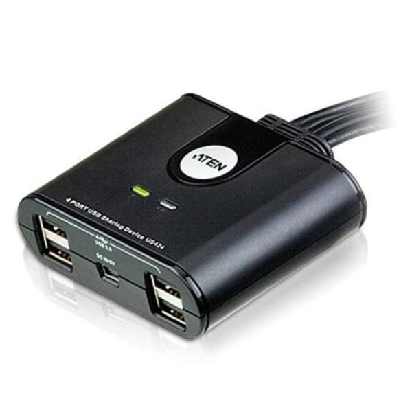 ATEN US224-AT 2 Port USB 2.0-switch Svart