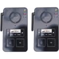 Miniatyrbild 1 av 2: m-e modern-electronics FS 2.1 Komplett-set Intercom Trådlös 446 MHz 2000 m Svart