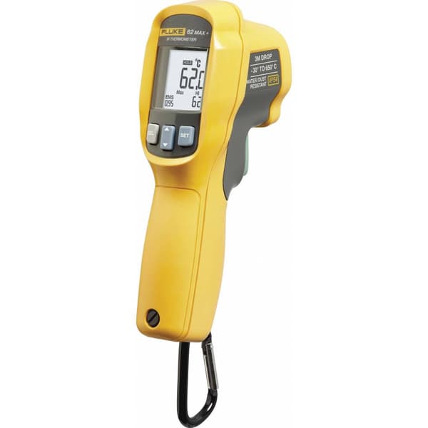 Fluke 62 MAX+ IR-termometer Optik 12:1 -30 - +650 °C