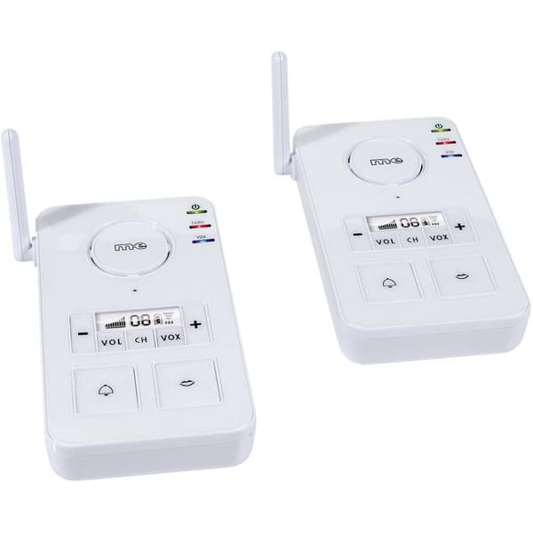 m-e modern-electronics FS 2.1 Komplett-set Intercom Trådlös 446 MHz 2000 m Vit