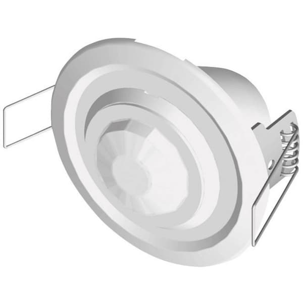 Grothe 94501 PIR-rörelsedetektor Tak 360 ° Relä Vit IP20 (Kopplingsbox), IP40 (Sensor)