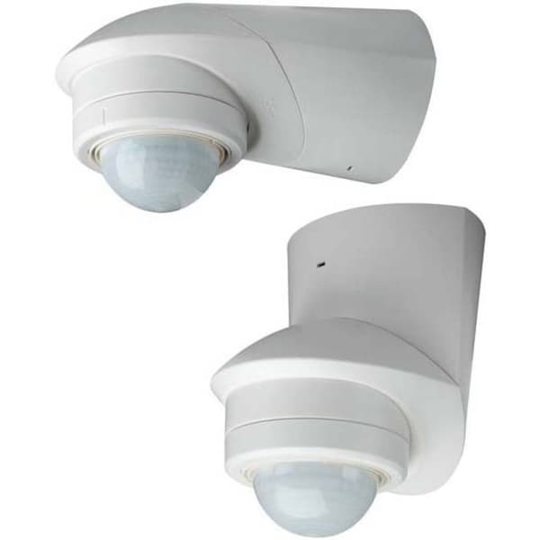 Grothe 94530 PIR-rörelsedetektor Utanpåliggande 120 ° Relä Vit IP55