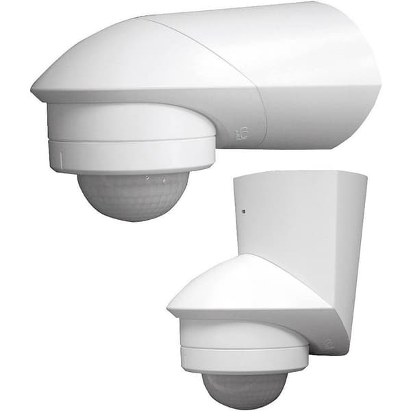 Grothe 94530 PIR-rörelsedetektor Utanpåliggande 120 ° Relä Vit IP55