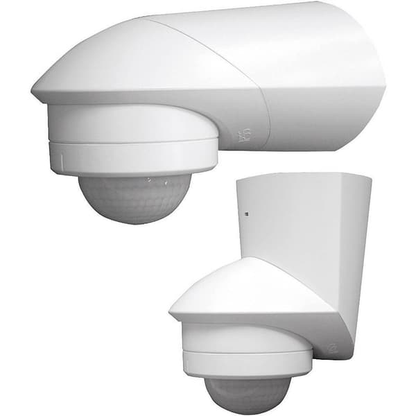 Grothe 94532 PIR-rörelsedetektor Utanpåliggande 360 ° Relä Vit IP55