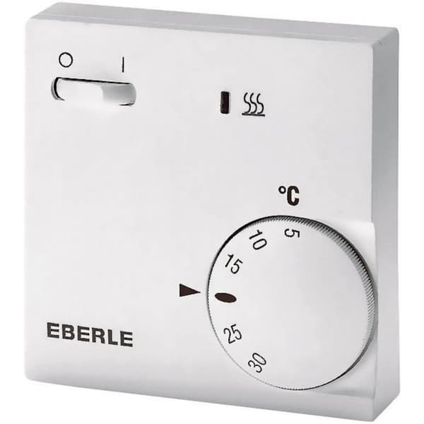 Eberle 111 1104 51 100 RTR-E 6202 Rumstermostat Utanpåliggande Dagsprogram Med strömbrytare 1 st
