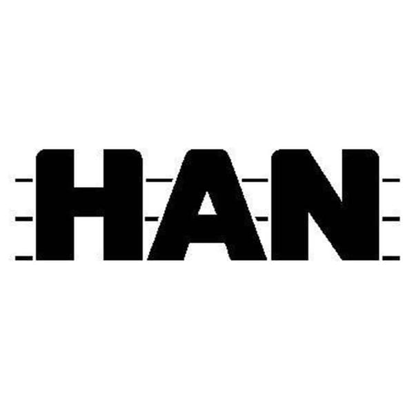 HAN 1836-14 Papperskorg 50 l (Ø x H) 350 mm x 490 mm Blå 1 st