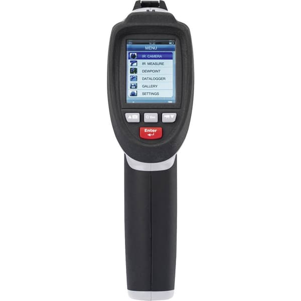 VOLTCRAFT IR-1600 CAM IR-termometer Optik 50:1 -50 - +1600 °C Pyrometer, Real bildvisning
