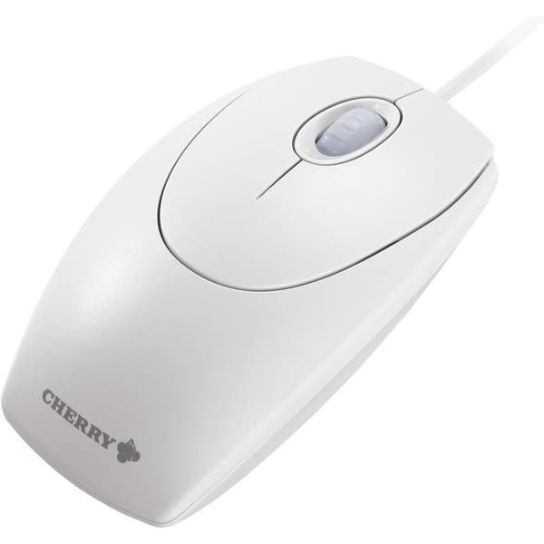CHERRY Wheelmouse WiFi mus USB Optisk Ljusgrå 3 Knappar 1000 dpi