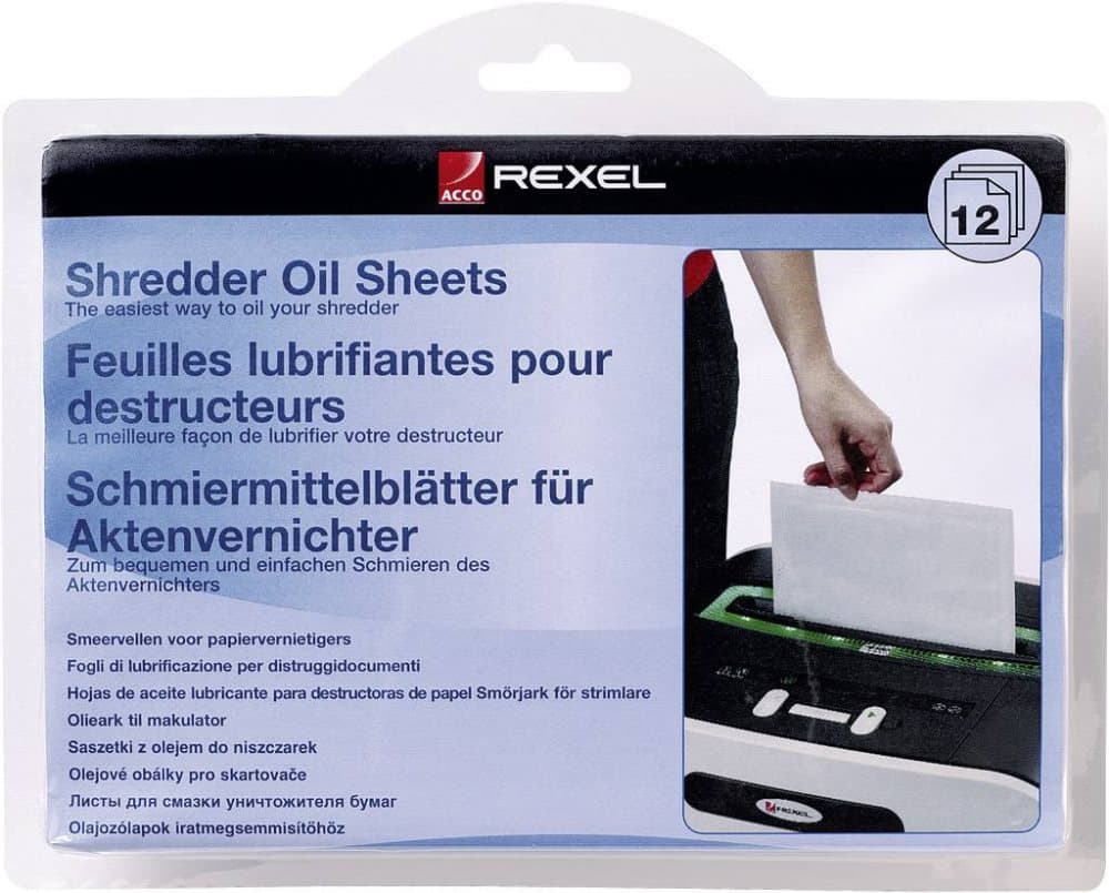 Rexel 2101948 Makulator Olie Plade 12 stk