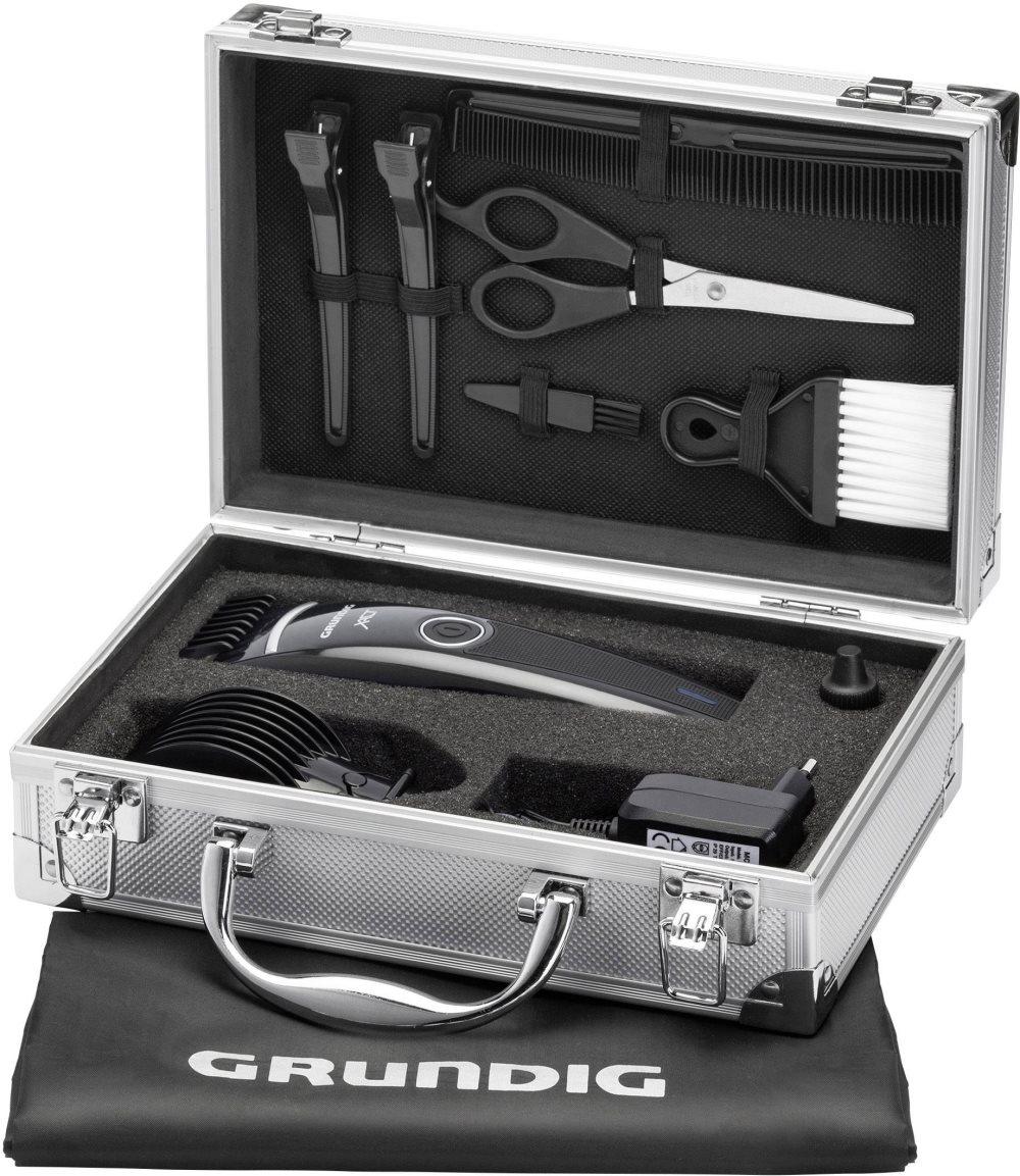 Grundig MC3342 Hårtrimmer, Barbergrej vaskbar Sort (blank), Slv