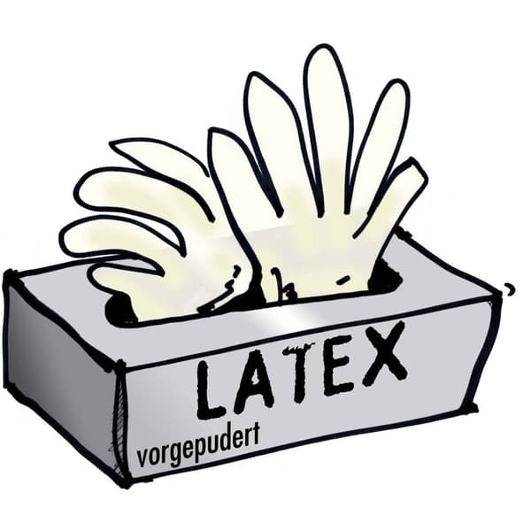 Leipold Doehle 14699-10 100 st Latex Engångshandske Storlek (handskar): 10, XL
