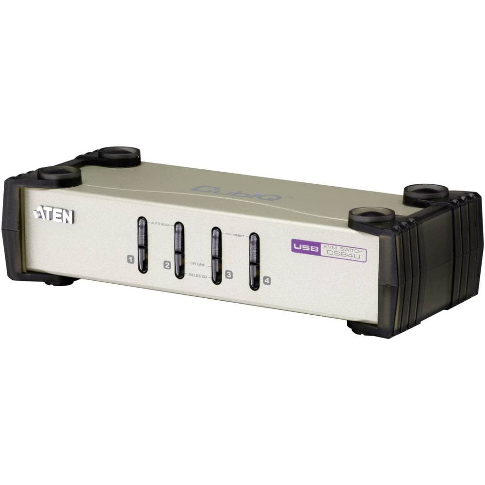ATEN CS84U-AT 4 Port KVM-switch VGA USB, PS/2 2048 x 1536 Pixel