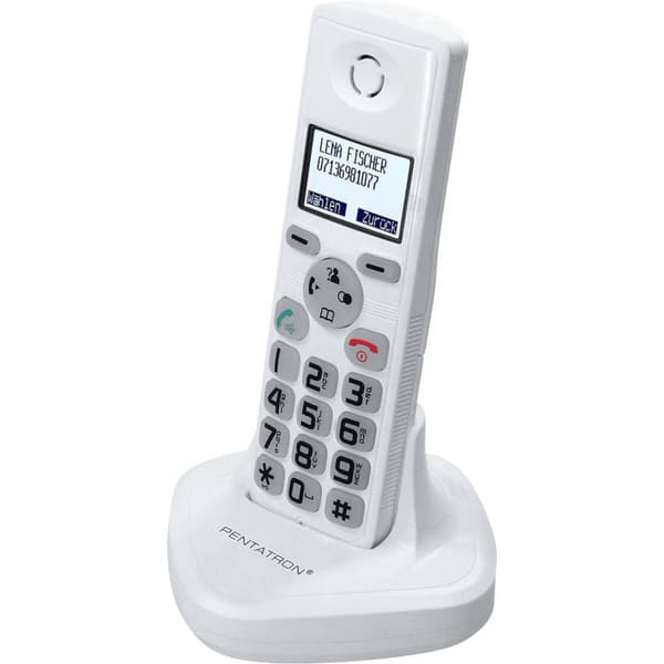 Pentatron TF04M Porttelefon Trådlös Inomhusenhet Vit