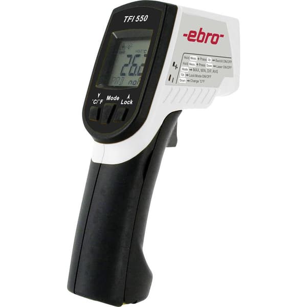 ebro TFI 550 IR-termometer Optik 30:1 -60 - +550 °C Kontaktmätning