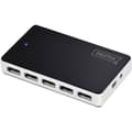 Miniatyrbild 1 av 3: Digitus DA-70229 12 + 4 Port USB 2.0-Hub Svart, Silver