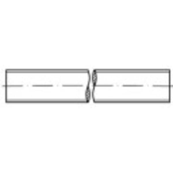 TOOLCRAFT 1066486 M12 Gängad stång M12 1000 mm Rostfritt stål A2 1 st