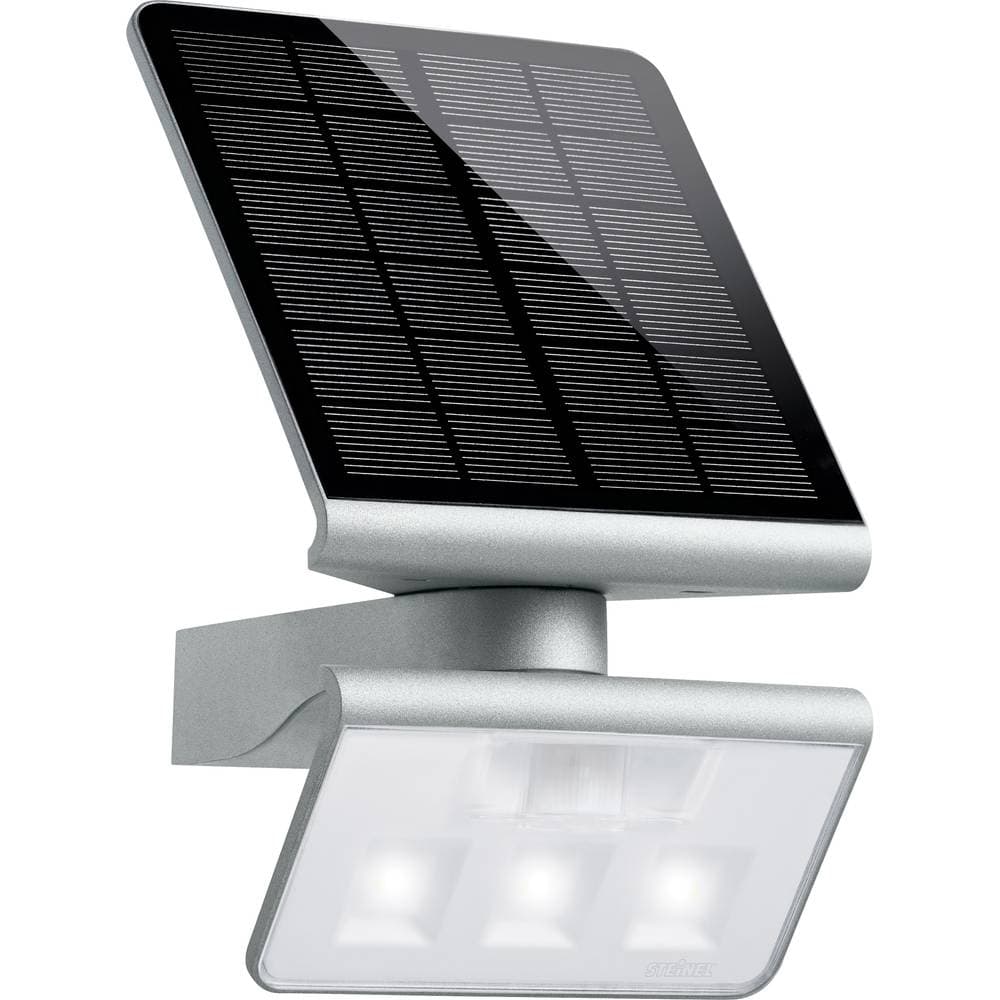 Solcells-spotlight med rörelsedetektor 1.2 W N/A Steinel 671013 XSolar L-S Silver