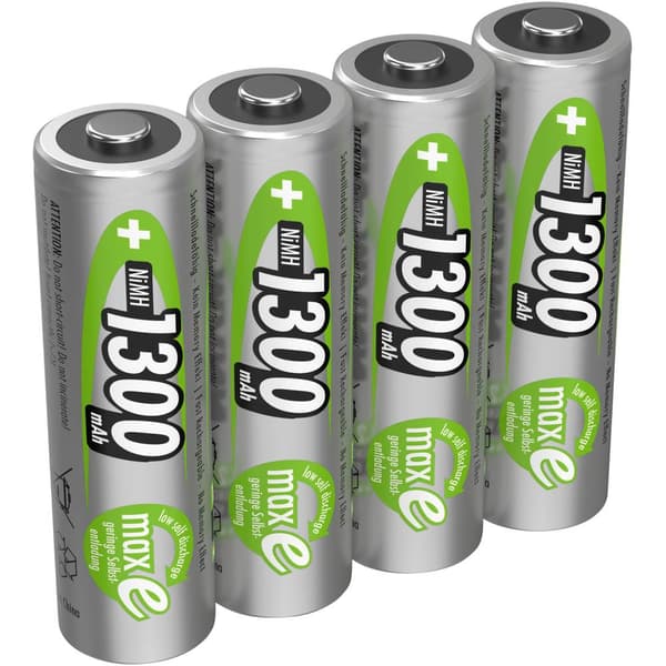 Ansmann maxE HR06 Laddbart batteri AA (R6) NiMH 1300 mAh 1.2 V 4 st