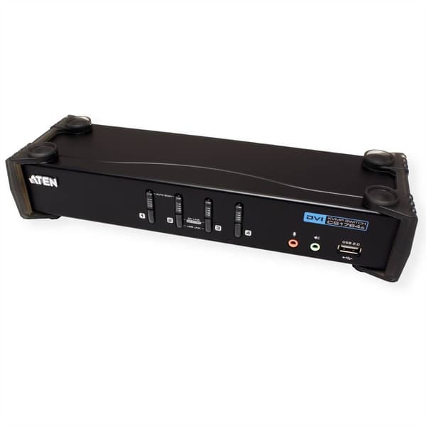 ATEN CS1764A 4 Port KVM-switch DVI USB 1920 x 1200 Pixel