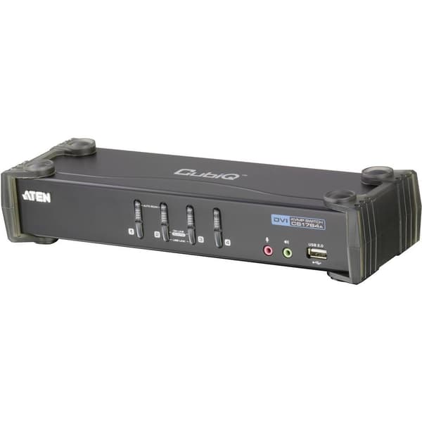 ATEN CS1764A 4 Port KVM-switch DVI USB 1920 x 1200 Pixel