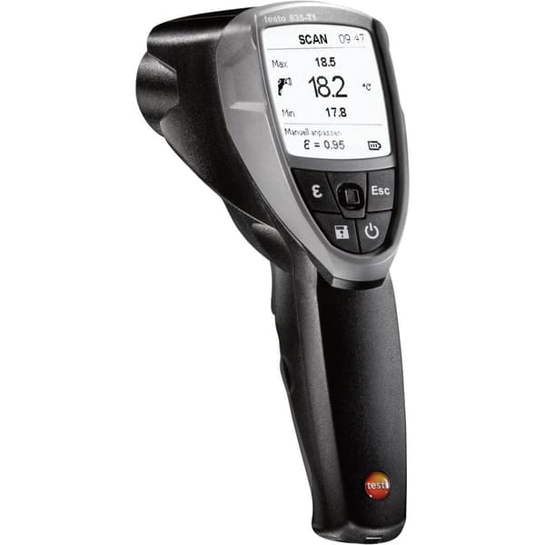 testo 835-T1 IR-termometer Optik 50:1 -30 - +650 °C Kontaktmätning