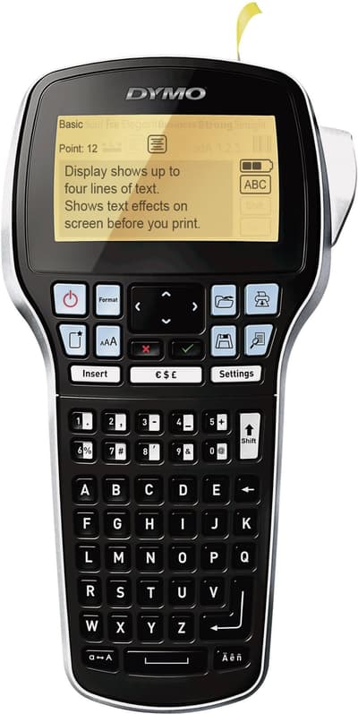 DYMO Labelmanager 420P Labelprinter Velegnet til skriftbånd: D1 6 mm, 9 mm, 12 mm, 19 mm