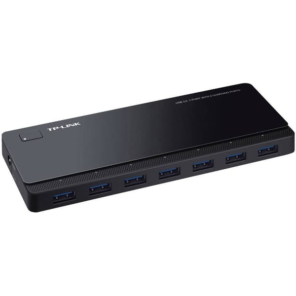 USB-Hub 3.0 7+2 Port TP-LINK UH720 med snabb-laddning Svart