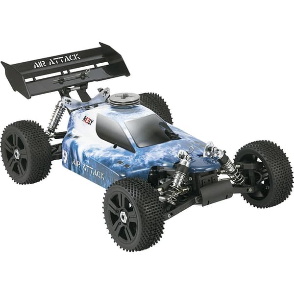 Reely 1:8 Buggy Kompletta hjul Spike 5 ekrar Svart 4 st