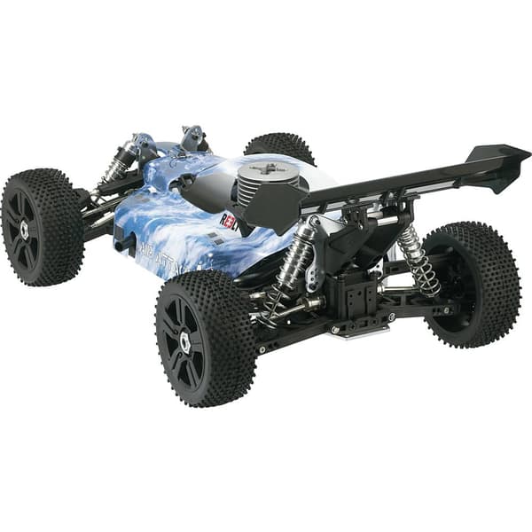 Reely 1:8 Buggy Kompletta hjul Spike 5 ekrar Svart 4 st