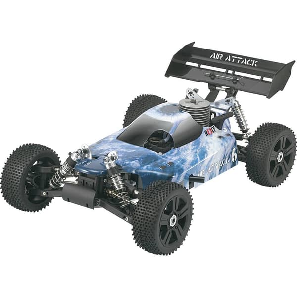 Reely 1:8 Buggy Kompletta hjul Spike 5 ekrar Svart 4 st