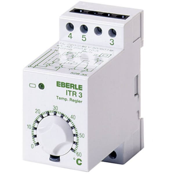 Eberle ITR-3 528 800 Termostat för inbyggnad DIN-skena 0 till 60 °C