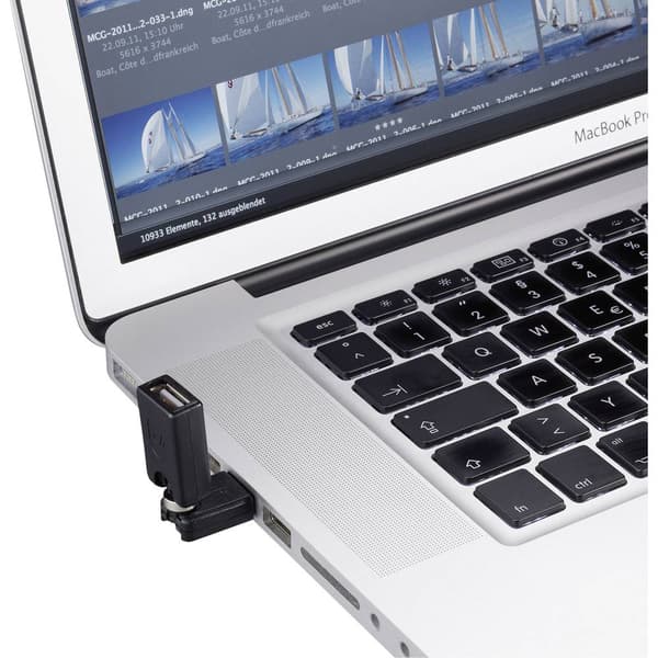 Renkforce USB 2.0 Adapter [1x USB 2.0 A hane - 1x USB 2.0 A hona] guldpläterad kontakt