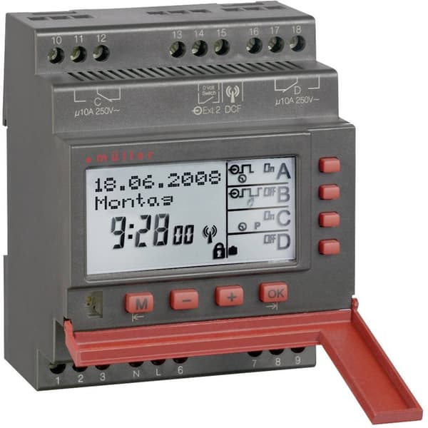 Müller SC 88.40 pro 230V 50-60Hz Digitalt kopplingsur digital 230 V/AC 2500 W