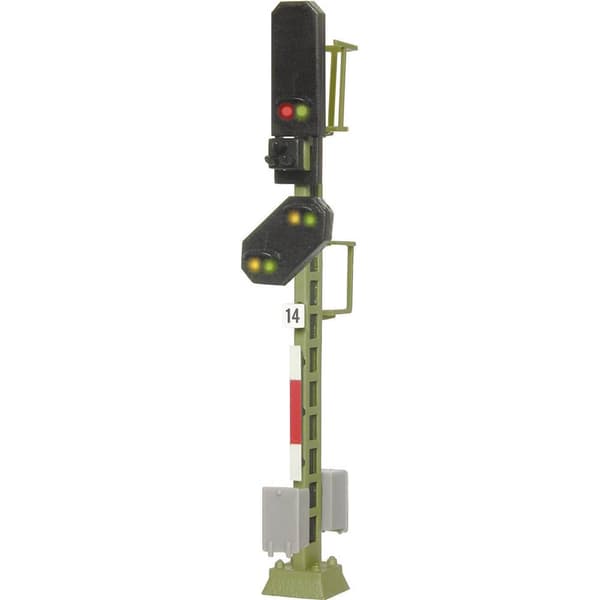 Viessmann Modelltechnik 4414 N Ljussignal Med försignal Blocksignal Färdig modell DB