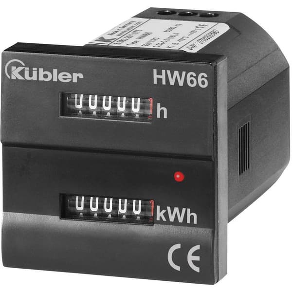 Kübler Automation HW66 M 230 VAC Elmätare mekaniskt 16 A MID-konform: Ja 1 st