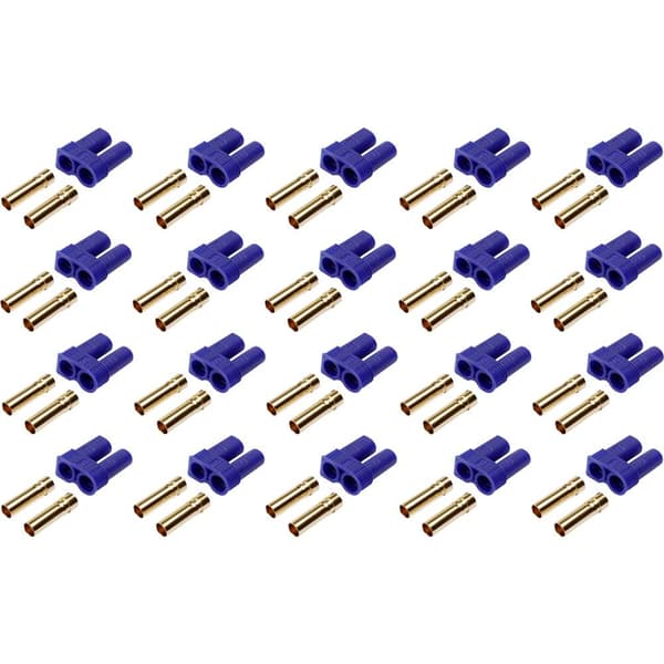 Reely 1399710 Batterisockel EC5 förgylld 20 st