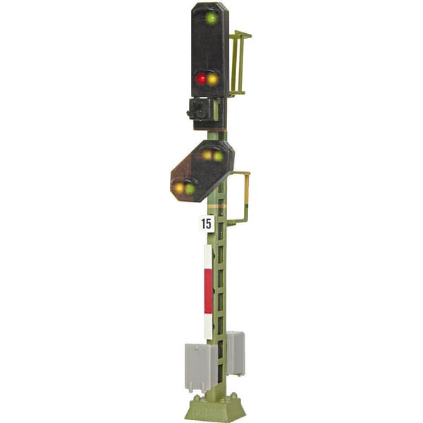 Viessmann Modelltechnik 4415 N Ljussignal Med försignal Infartssignal Färdig modell DB