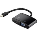 Miniatyrbild 1 av 4: Renkforce Mini-DisplayPort till HDMI- + VGA-adapter