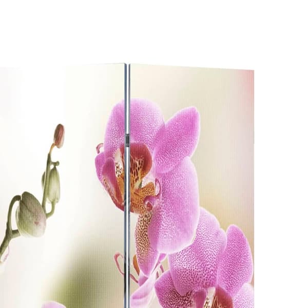 vidaXL Sammenleggbar romdeler 217x170 cm blomst
