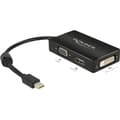 Miniatyrbild 1 av 4: Delock 62631 DisplayPort / VGA / HDMI / DVI Adapter [1x Mini-DisplayPort hane - 1x VGA hona, HDMI hona, DVI-hona 24+1 p