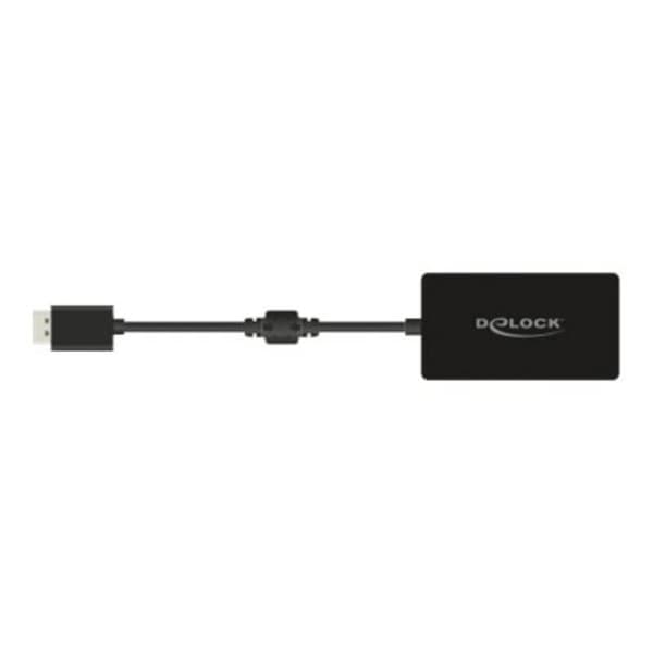 Delock 62656 DisplayPort / VGA / HDMI / DVI Adapter [1x DisplayPort hane - 1x VGA hona, HDMI hona, DVI-hona 24+1 pol] S