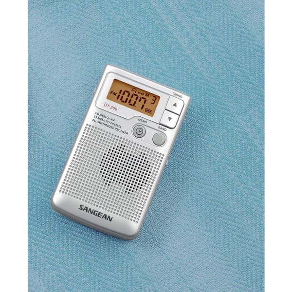 Fickradio Sangean Pocket 250 FM, AM Silver